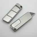 Rivery Manufacturing Zero-G Smooth Operator Gray Aluminum w/ Changeable Razor Blade Blade Show Atlanta 26