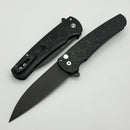 Pro-Tech Malibu Black Nexus Handle & DLC MagnaCut Wharncliffe Blade Blade Show ATL 2024