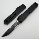 Microtech Ultratech ZBP S/E Tactical Partial Serrated M390MK w/ Black Handle 1121-2T