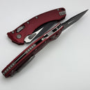 Microtech Amphibian RAM LOK Merlot Fluted Aluminum & Black M390MK 137RL-1FLMR
