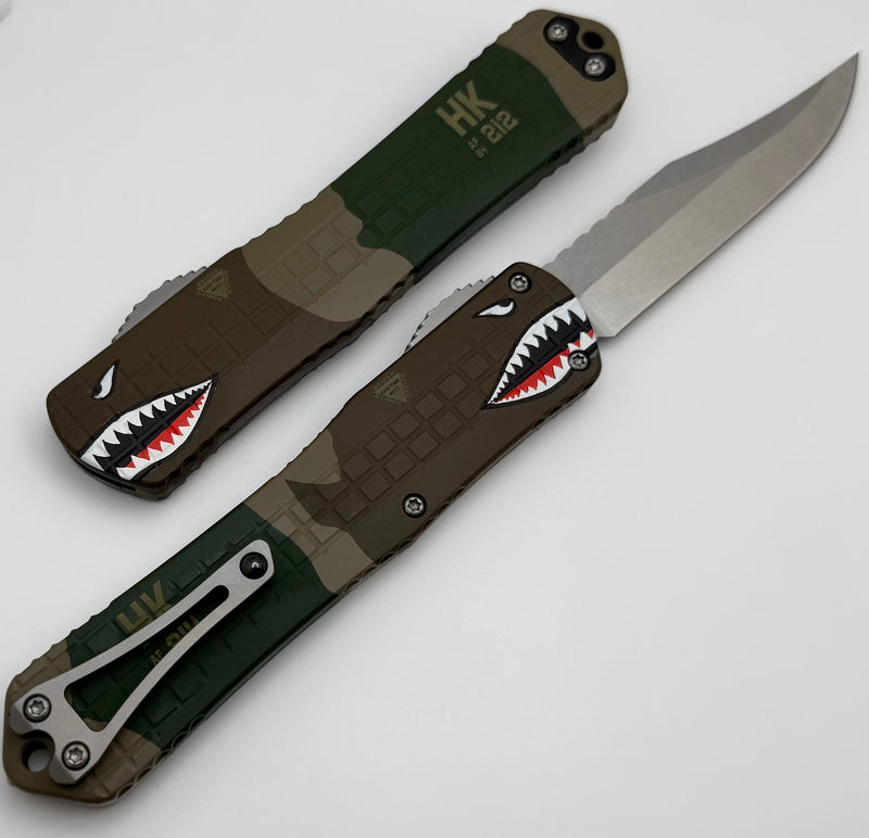 Heretic Knives Manticore X A-10 Edition Frag Handle & Stonewash Bowie MagnaCut H030BF-2A-A10