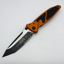 Microtech Socom Elite Tanto Edge Partial Serrated Manual Orange Tangerine Standard 161-2OT