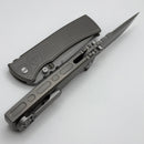 Chaves Knives Redencion 229 Radiation Titanium Integral & Stonewash M390 Drop Point