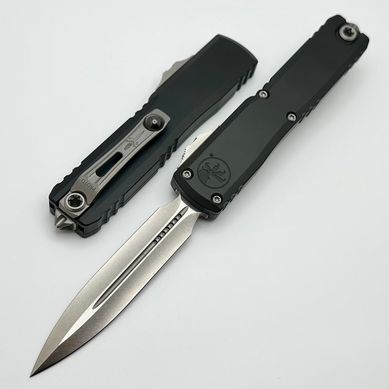 Marfione Custom Ultratech Final Gen Prototype w/ Hand Ground Stonewash D/E M390MK & Black Aluminum Handle