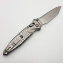 Marfione Select Microtech Socom Ram-Lok Titanium Frag Handles w/ Purple Accents & Tanto Stonewash M390MK 161RL-10FRMS4