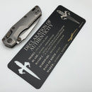 Marfione Custom MSI RAM LOK Mini Double Vapor Blast Titanium Handles w/ Flamed/Bronze Accents & Mirror M390MK