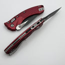 Microtech Amphibian Mini RAM LOK Merlot Frag Aluminum & Tactical Standard M390MK 137MRL-1FRMR
