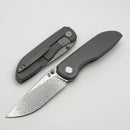 Vanguard Cheetah Gray Titanium Integral w/ VG10 Damascus Blade