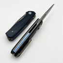 Mechforce Knives Oeser Nebo V2 Blue Richlite Micarta Handles & Elmax