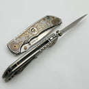 Spartan Blades Harsey Folder 2023 Flourishes Edition