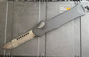 Heretic Giant Hydra 3X Hand Ground Custom Black Aluminum Handle & Baker Forge Recurve S/N 003