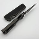 Chaves Knives N.T.A.K Titanium Integral Handle w/ Magnetic Knurled Ti Inlays & Drop Point 3V