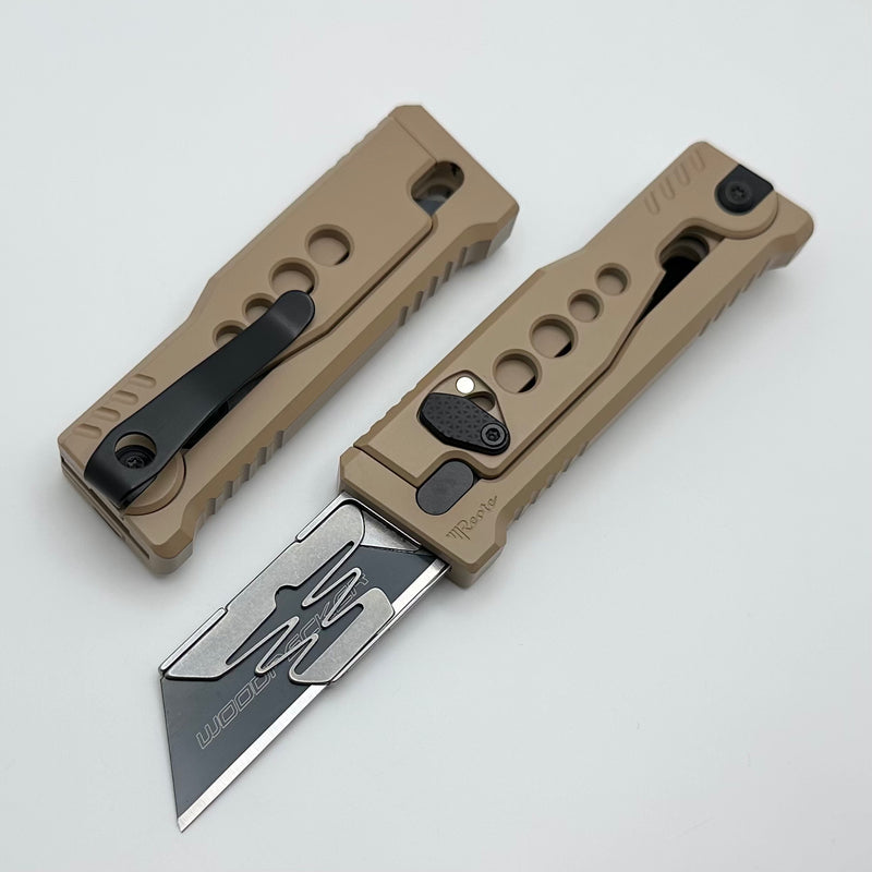 Reate EXO-U Utility Speedhole Pattern Tan Aluminum Handle