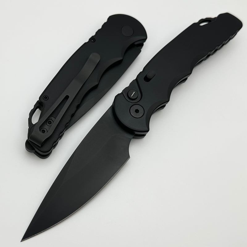 Pro-Tech TR-5 Operator Black Handle w/ DLC S35VN Blade T503-Operator