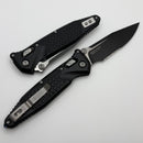Microtech Socom Ram-Lok Tactical w/ Black Aluminum Frag Handles & S/E Part Serrated Black M390MK 160RL-2FR