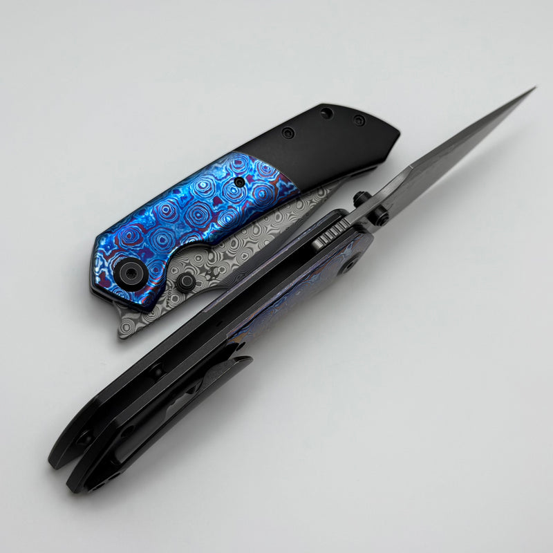 Kansept Knives Fenrir Black Stonewash w/ Timascus Handles & Damascus K