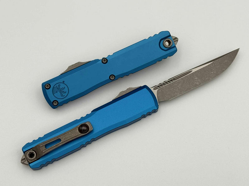 Microtech Models Size Microtech Ultratech Gen IV S/E Apocalyptic Standard w/ Blue Handle 112