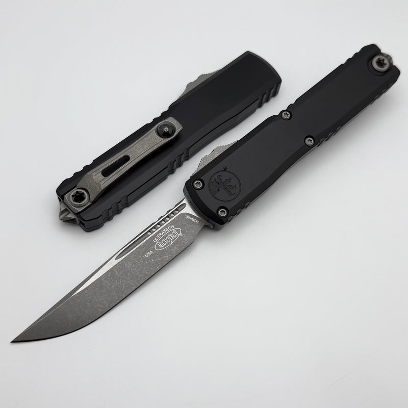 Microtech Ultratech ZBP S/E Apocalyptic M390MK w/ Black Handle 1121-10AP