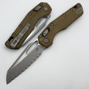 Microtech Knives MSI RAM LOK Dark Earth Polymer & Appcalyptic Full Serrated M390MK 210T-12APPMDE