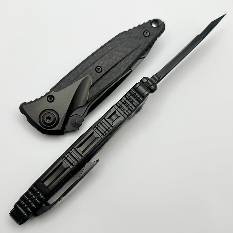 Microtech Knives Socom Bravo DLC Tanto & Carbon Fiber 261-1DLCTCFTI