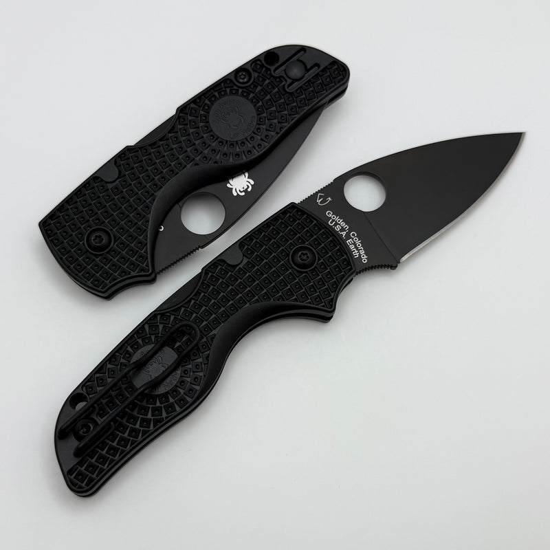 Spyderco Lil' Native Black FRN Handles & Black CTS-BD1N C230PBBK
