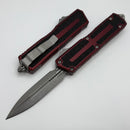 Microtech Scarab 2 Gen 3 Merlot Handles w/ D/E Apocalyptic M390MK 1280-10APMR