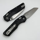 Microtech MSI RAM LOK Mini Black Frag Aluminum Handles w/ Stonewash M390MK 210M-10FR