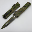 Microtech Knives Combat Troodon Gen III D/E OD Green/Tan w/ Black Splatter Signature Series 1142-1ODTABKSPLS