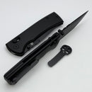 Chaves Knives X-Lock w/ Black Aluminum Handles & Black Tanto D2