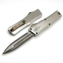 Marfione Custom Combat Troodon LT Gen III w/ Stainless Satin Handle & Hattori Cowry-Y Damascus D/E