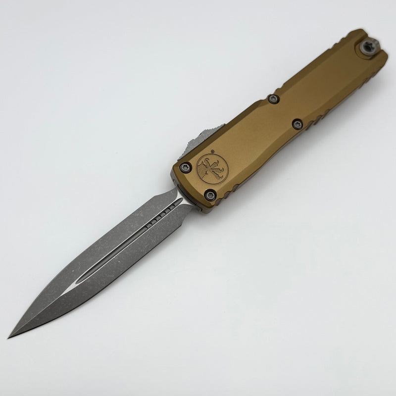 Microtech Ultratech Gen IV D/E Apocalyptic Standard w/ Tan Handle 11224-10APTA