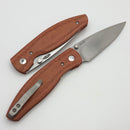 TRM Atom Autumn Orange 3D Micarta Contoured Smooth Handles & MagnaCut