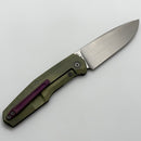 Custom Knife Factory FIF18 Tumbled Titanium Handles & M398 (In House Modified)