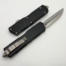 Microtech Scarab 2 Gen 3 Executive w/ Black Handle & D/E-S Full Serrated Stonewash M390MK 1181-12