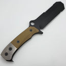 Medford Knife USMC EOD Fixed Blade Coyote G-10 & DLC 3V