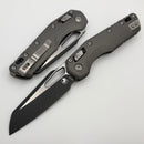 Microtech Knives MSI RAM LOK Natural Clear Fluted Aluminum & Black M390MK 210-1FLNC