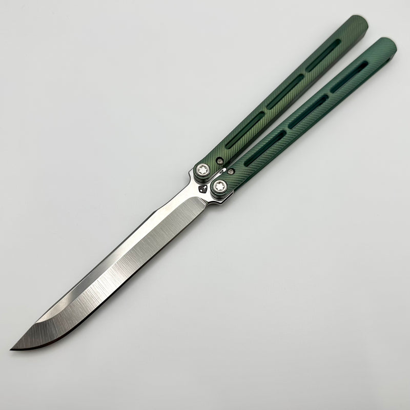 Medford Viceroy Butterfly Green Titanium Handles w/ S45VN