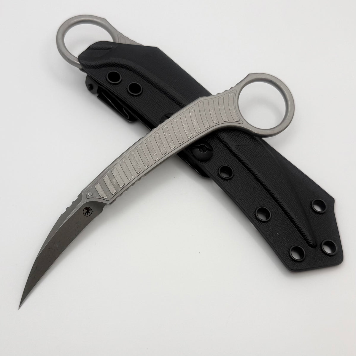 Microtech & Bastinelli Collaboration Feather Apocalyptic Standard Sign