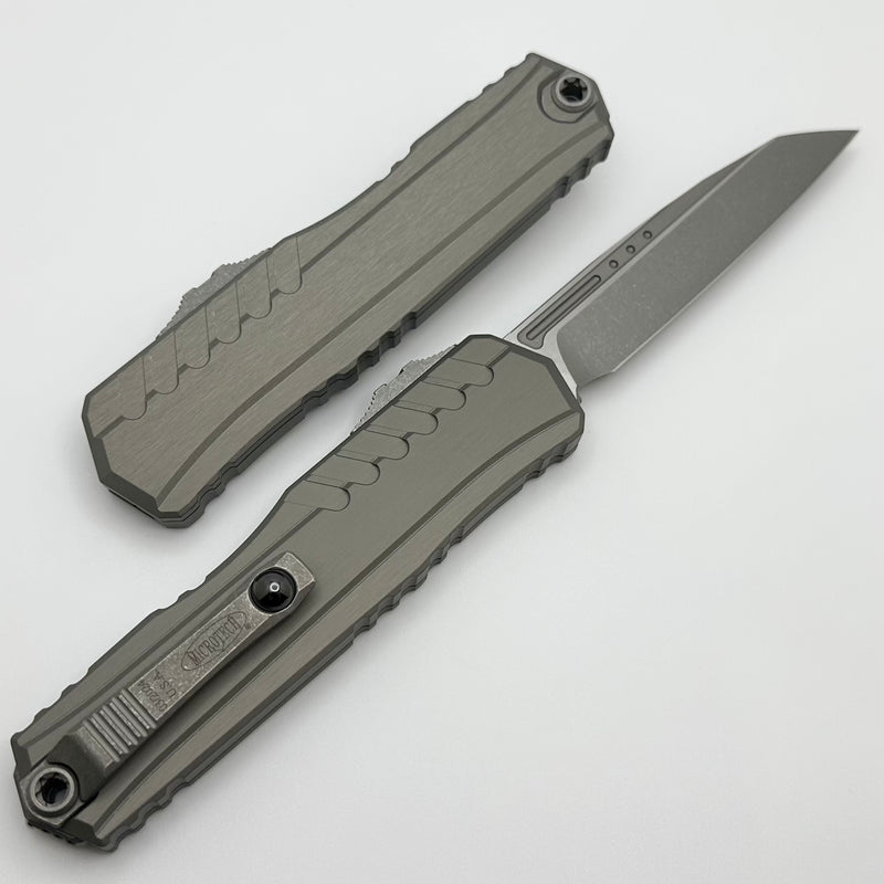 Microtech Cypher II S/E Natural Clear Apocalyptic Standard 1241-10APNC