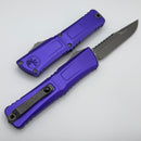 Microtech Knives Combat Troodon Gen III Apocalyptic Interceptor w/ Purple Handle Signature Series 1217-10APPUS