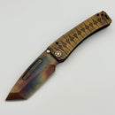 Medford Marauder Full Size Bronze Tsumami-Maki Wrap Titanium Handles w/ 0.26" Vulcan 3V Tanto