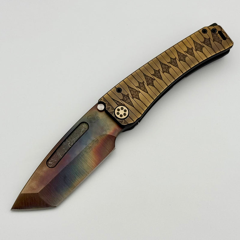 TSUMADACII ツマダチ　ミノルマン Medford Marauder Full Size Bronze Tsumami-Maki Wrap Titanium Handles w
