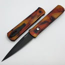 Pro-Tech Godfather w/ Del Fuego Anodized Handle & DLC 154-CM Blade 921-DF2