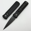 Pro-Tech Godson Left Handed w/ Black Handle & Black 154-CM Blade 721-LH