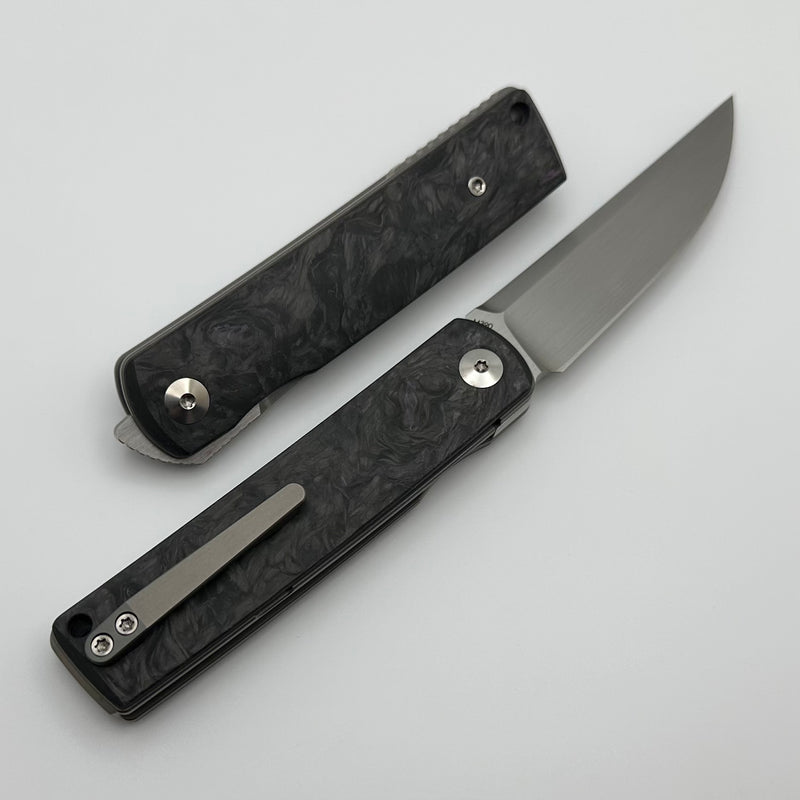 Reate Bushido w/ Dark Matter Purple Handles & Hand Satin M390