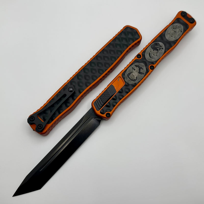 Heretic Knives Cleric II 2 Halloween 23' Orange & DLC Tanto Magnacut