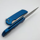 Pro-Tech Mordax Gridlock Blue Handle & Stonewash MagnaCut MX105-Blue Gridlock