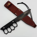 Medford 1881 Knife Works US 2024 w/ Black G-10 & DLC 1095 CV Fixed Blade