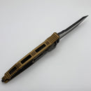 Microtech Socom Elite Auto w/ Tan Handles & Black Tanto 161A-1TA