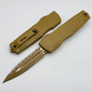 Microtech Luminary Full Serrated D/E RAL-8000 Cerakote Signature Series 1270-3CRAS